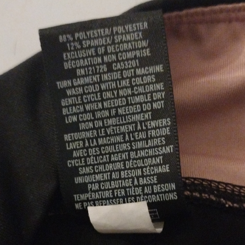 Aeropostale Black Sparkle Leggings Sleek Design - Picture 5 of 5